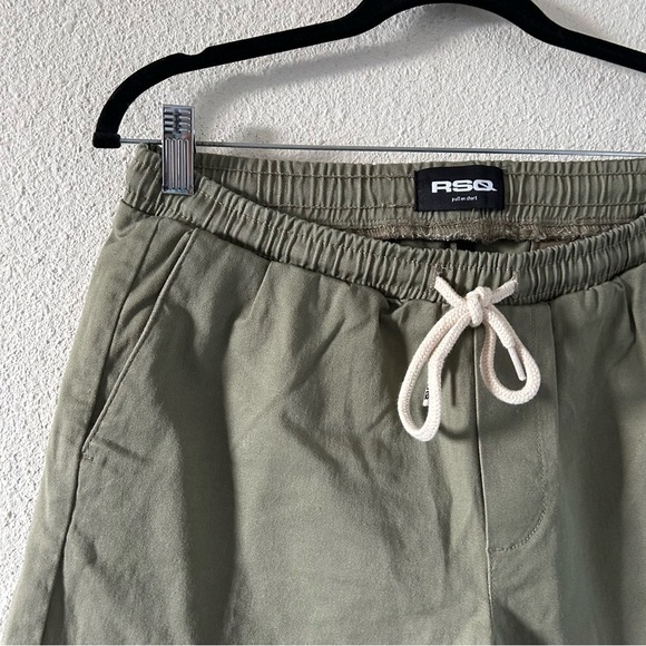 RSQ Men’s Pull On Shorts Olive Green Small casual Summer Vacation Beach Summer - Picture 3 of 8